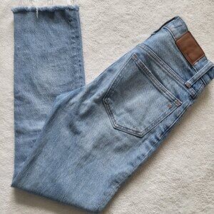 Madewell Jeans Women's 24 Perfect Vintage Jean Cropped Distressed Y2K Grunge